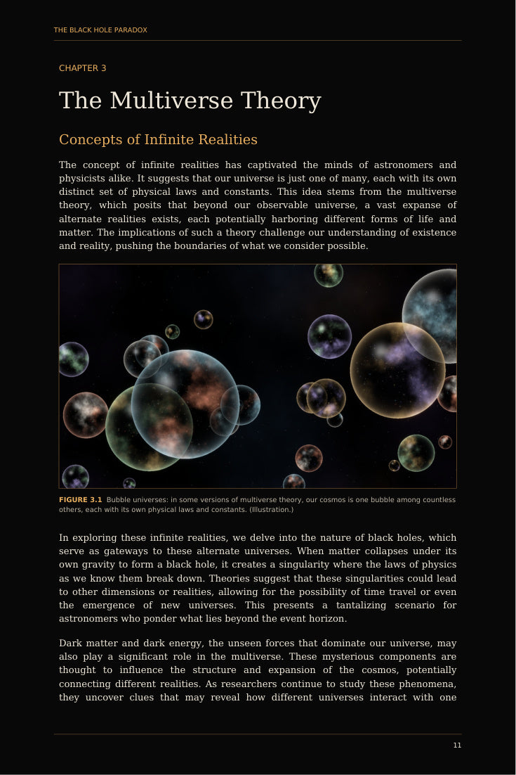 Book preview · The Multiverse Theory