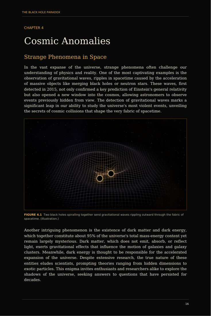 Book preview · Cosmic Anomalies