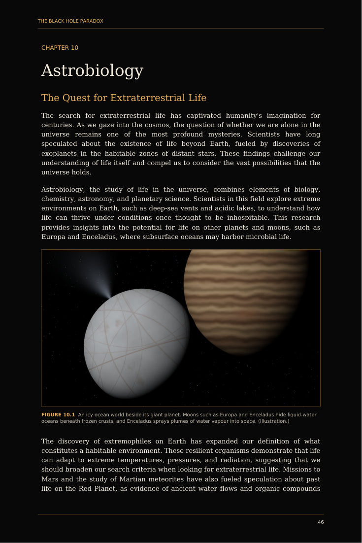 Book preview · Astrobiology